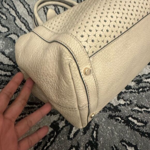 Kate Spade Beige Perforated Satchel - Picture 13 of 16
